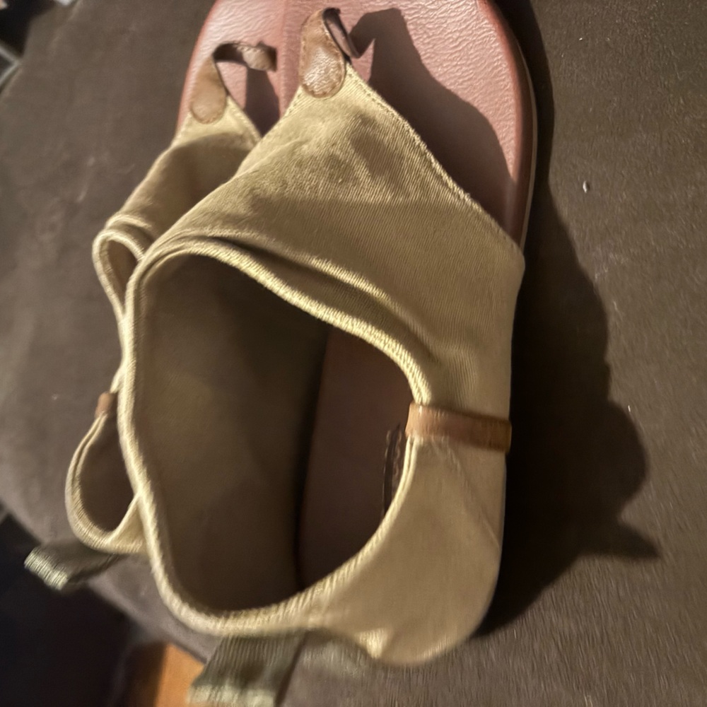 Tan Open-Toe Sandals